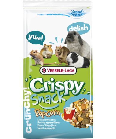 Versele Laga, Crispy Snack Popcorn, karma uzupełniająca dla gryzoni, 650 g