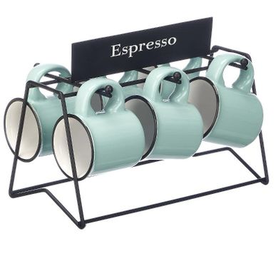 Vessia, filiżanki do espresso, 6 sztuk, 100 ml