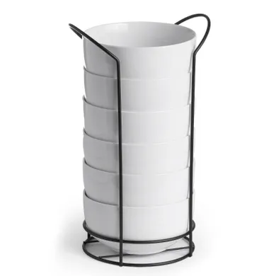 Vessia, zestaw misek ze stojakiem, 800 ml, 6 szt.