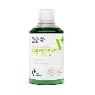 Vetexpert, Caryodent Proliqua, płynny dodatek do wody pitnej, 250 ml