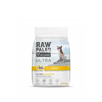VetExpert, Raw Paleo Ultra, indyk, mini, adult, karma sucha dla psów, 750g