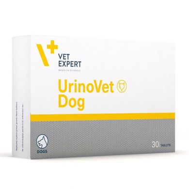 VetExpert, UrinoVet, preparat wspierający układ moczowy dla psów, 30 tabletek