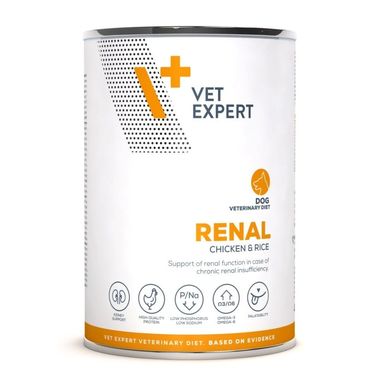 VetExpert, Veterinary Diet, kurczak i ryż, karma mokra dla psów, 400g