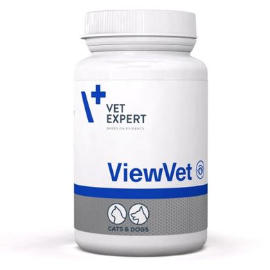VetExpert, ViewVet, preparat wspomagający wzrok dla psów i kotów, 45 tabletek