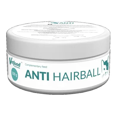 Vetfood, Anti Hairlball, na kule włosowe dla kota, 100g