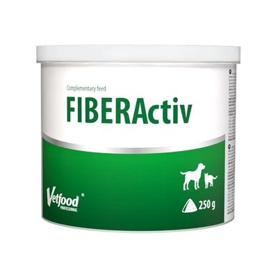 Vetfood, FiberActiv, suplement dla psa i kota, 250g