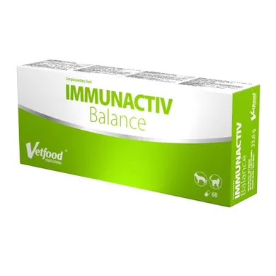 Vetfood, Immunactiv Balance, suplement diety na odporność dla psów i kotów, 60 tabletek