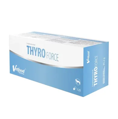 Vetfood, Thyroforce, suplement diety na tarczyce dla psów, 120 tabletek