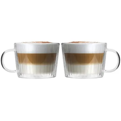 Vialli Design, Livio Duo, komplet 2 filiżanek z podwójną ścianką, 250 ml
