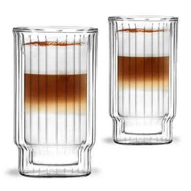 Vialli Design, Lungo, pucharki do deserów z podwójną ścianką, 300 ml, 2 szt.