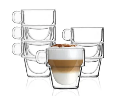 Vialli Design, Senso, komplet szklanek z podwójną ścianką, 350 ml, 6 szt.