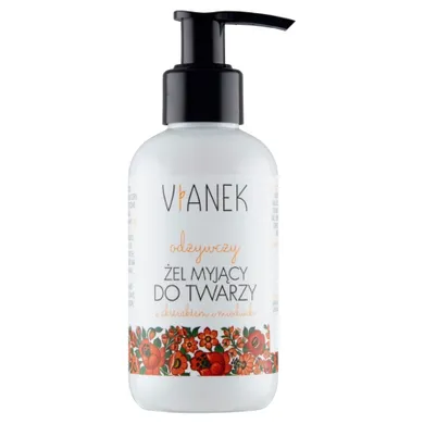 Vianek, odżywczy żel myjący do twarzy, 150 ml