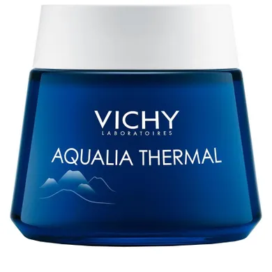 Vichy, Aqualia Thermal Night Spa, nawilżająco-regenerujący żel-krem do twarzy na noc, 75 ml