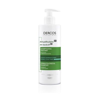 Vichy, Dercos Anti-Dandruff Shampoo, szampon przeciwłupieżowy do włosów, normalnych i przetłuszczających się, 390 ml