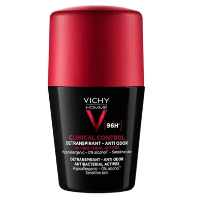 Vichy, Homme Clinical Control 96H, antyperspirant w kulce dla mężczyzn, 50 ml