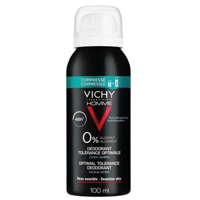 Vichy, Homme Optimal Tolerance 48H, dezodorant w sprayu dla mężczyzn, 100 ml