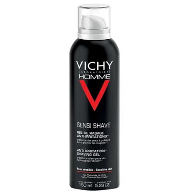 Vichy, Homme, żel do golenia łagodzący podrażnienia, 150 ml