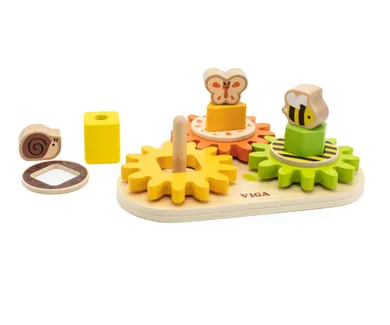 Viga, sorter kształtów z zębatkami, zabawka niemowlęca