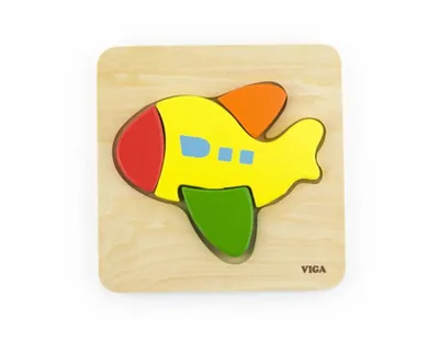 Viga Toys, Pierwsze puzzle maluszka, samolot