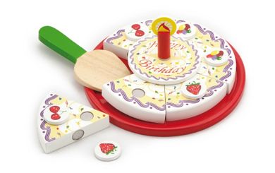 Viga Toys, Tort, zestaw do krojenia