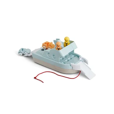 Viking Toys, Ecoline, Jumbo, łódka, zestaw z 2 samochodzikami i figurkami