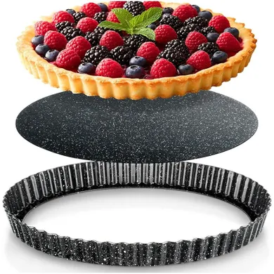 Vilde, forma do tarty, granitowa z wyjmowanym dnem, 28-3 cm