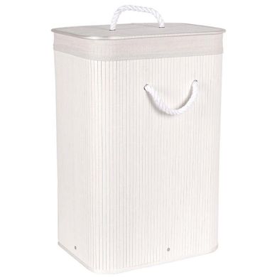 Vilde, kosz na pranie, składany biały, 70l