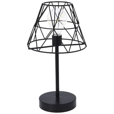 Vilde, lampa stołowa na baterię LED, czarna, 30.5 cm