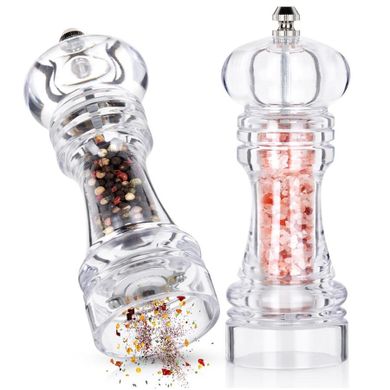 Vilde, młynek do pieprzu i soli, akrylowy, 16 cm, 2 szt.