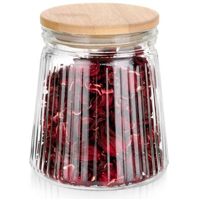Vilde, pojemnik na produkty sypkie, szklany z pokrywką i uszczelką, 700 ml