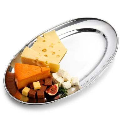 Vilde, półmisek stalowy, owalny, 29-18 cm