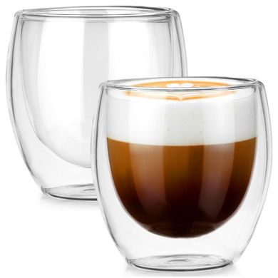 Vilde, szklanki termiczne z podwójną ścianką, do kawy i herbaty, 250 ml, 2 szt.