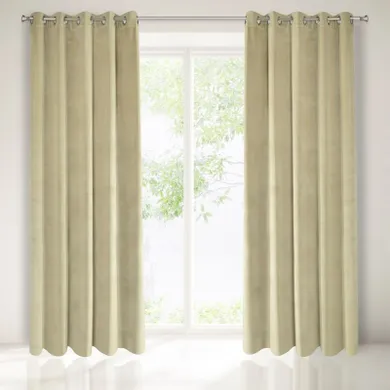 Villa, zasłona zaciemniająca welwetowa na 10 przelotkach, 140-250 cm