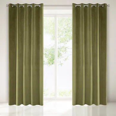 Villa, zasłona zaciemniająca welwetowa na 10 przelotkach, 140-250 cm