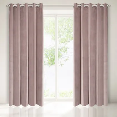 Villa, zasłona zaciemniająca welwetowa na 10 przelotkach, 140-250 cm