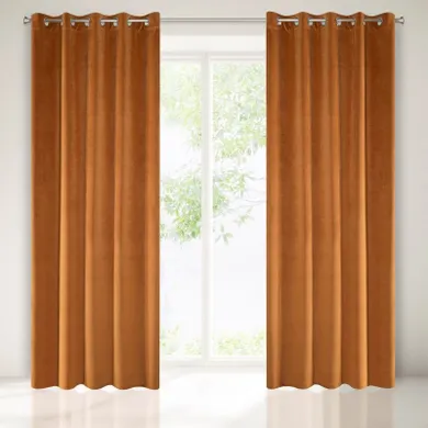 Villa, zasłona zaciemniająca welwetowa na 10 przelotkach, 140-250 cm