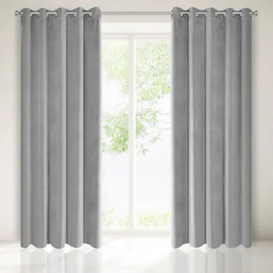 Villa, zasłona zaciemniająca welwetowa na 10 przelotkach, 140-250 cm