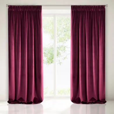 Villa, zasłona zaciemniająca welwetowa, z taśmą tunelową, 140-270 cm