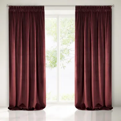 Villa, zasłona zaciemniająca welwetowa, z taśmą tunelową, 140-270 cm