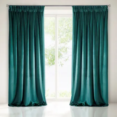 Villa, zasłona zaciemniająca welwetowa, z taśmą tunelową, 140-270 cm