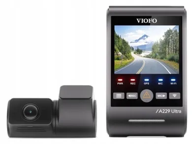 Viofo, wideorejestrator, A229 ULTRA 2CH-G GPS