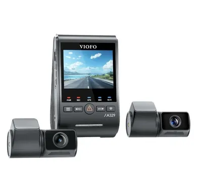 Viofo, wideorejestrator, A329T 3CH GPS