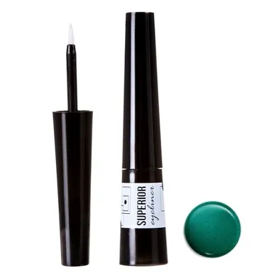 Vipera, Superior Eyeliner, wodoodporny eyeliner, 07 Green, 3 ml