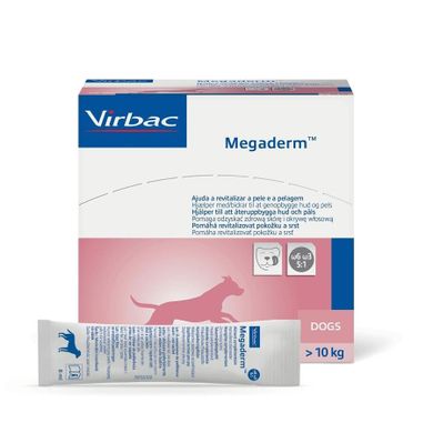 Virbac, Megaderm Mono, preparat na sierść dla psów, 8 ml, 28 szt.