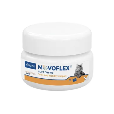 Virbac, Movoflex, krokiety na stawy dla kotów, 30 tabletek