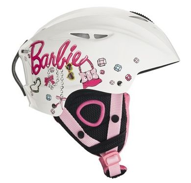 Vision One, Barbie, Kask narciarski, biały, rozmiar M
