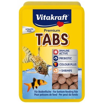 Vitakraft, Premium Tabs, karma dla ryb dennych, 100 szt.