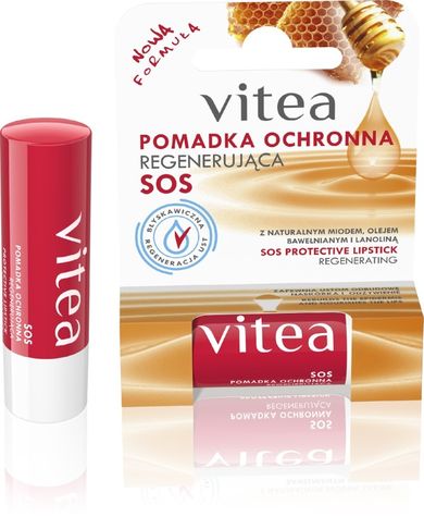 Vitea, pomadka ochronna do ust, regenerująca, 4,9 g
