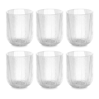 Vivalto, szklanka w prążki, 270 ml, 6 szt.
