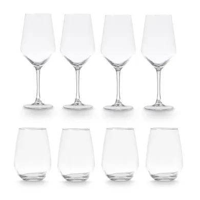 Vivalto, zestaw szklanek i kieliszków, 8 szt.